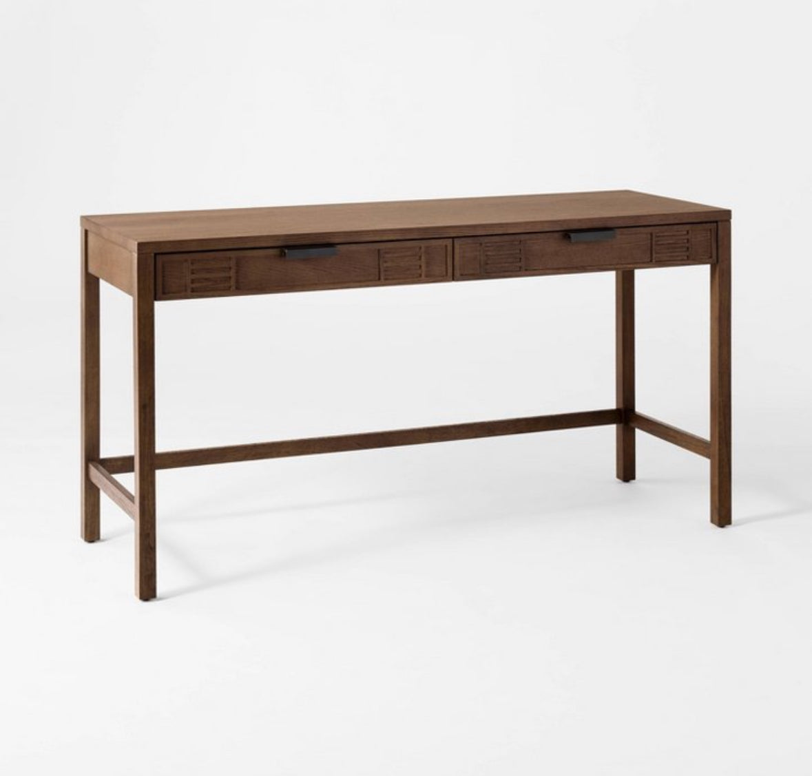 60” Brown wood desk