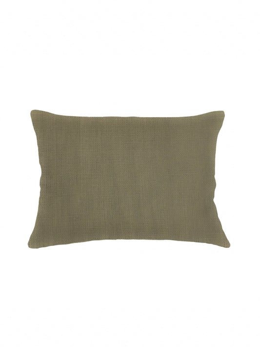 So Soft Linen Olive Green Pillow 14x20