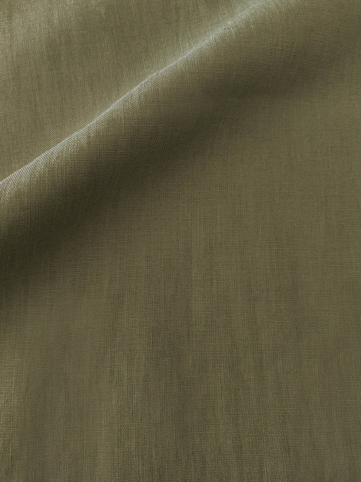 So Soft Linen Olive Green Pillow 14x20