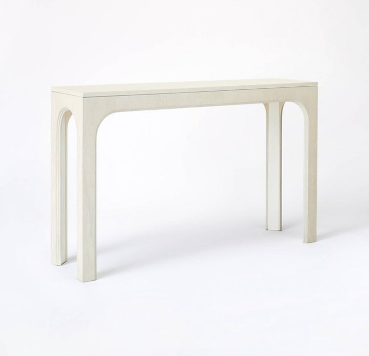 Grey console table