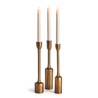 Inge Taper Holders, Set of 3 brass