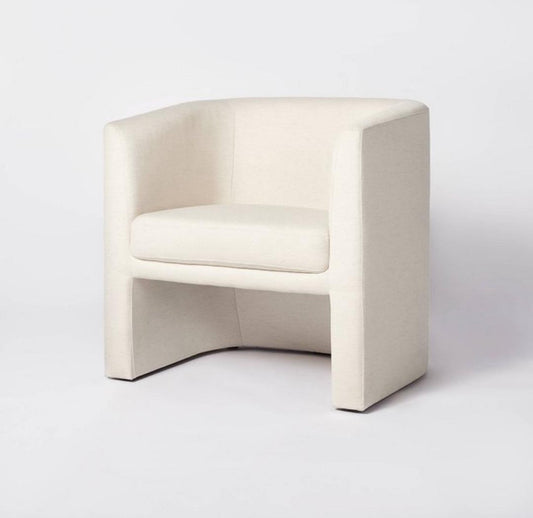 Ivory Barrel Chair