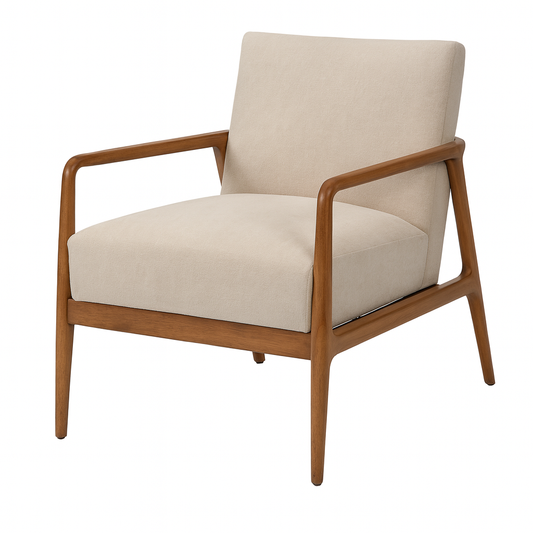 MCM Style Ivory Chair