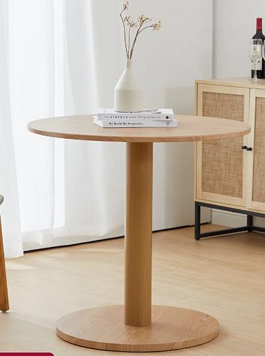 Small Oak Pedestal Dining table