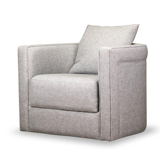 Adrian Swivel Chair- Grey