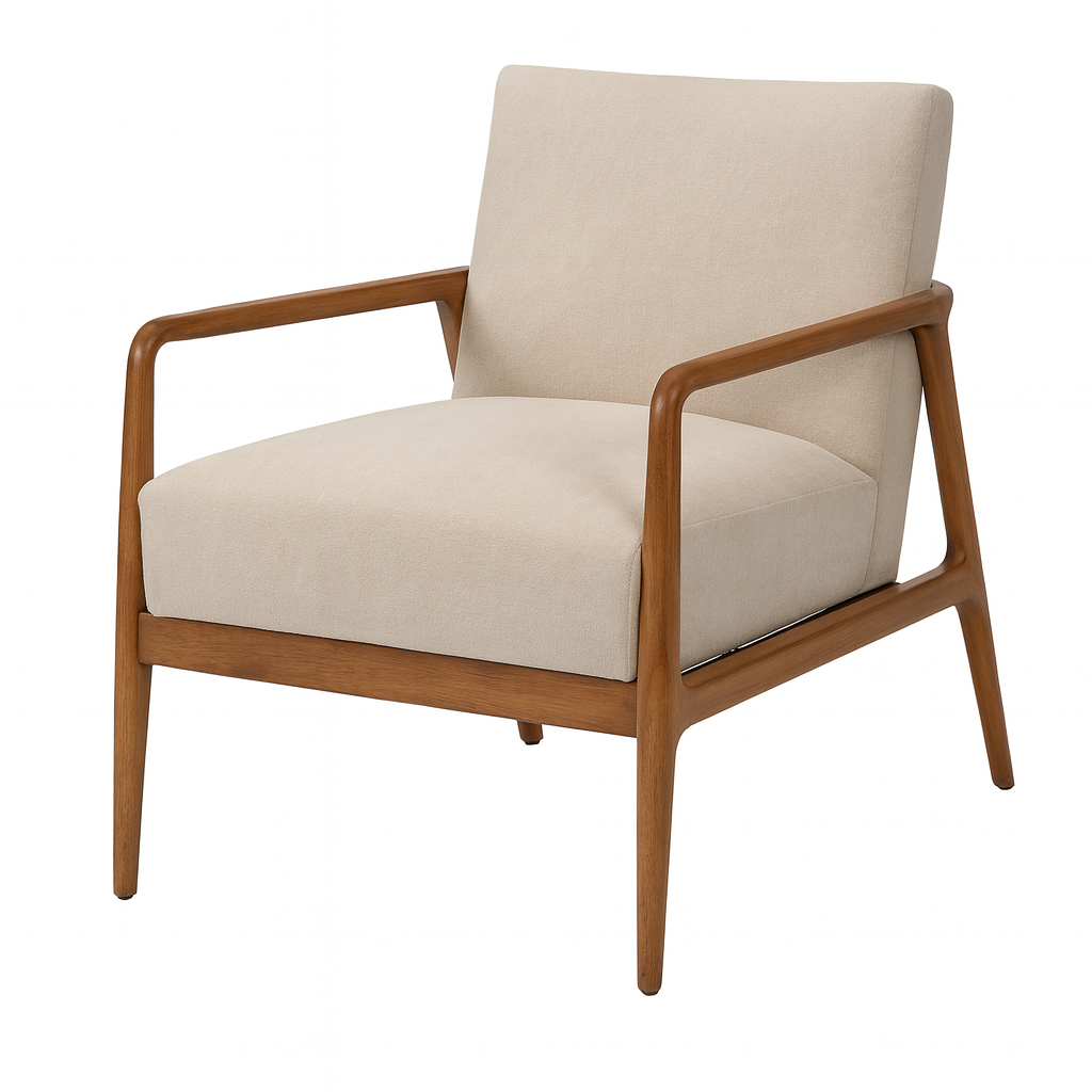MCM Style Ivory Chair